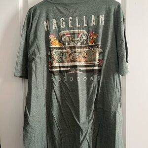 Magellan Outdoors Christmas Dogs Graphic Tee